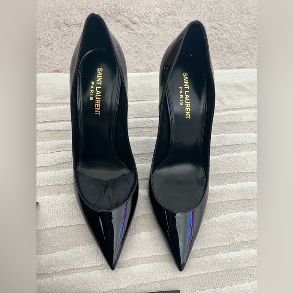 Saint Laurent Zoe 100 Patent Pump Size 39 - Picture 1 of 5